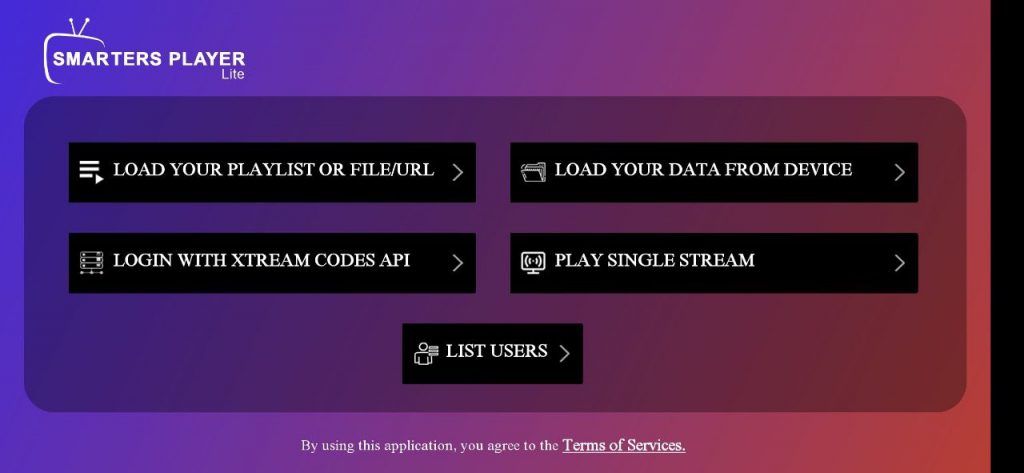 smarters player login choices